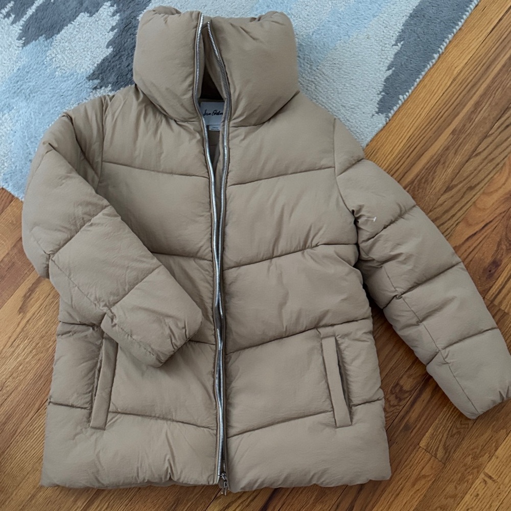 Sam Edelman Beige Puffer Jacket